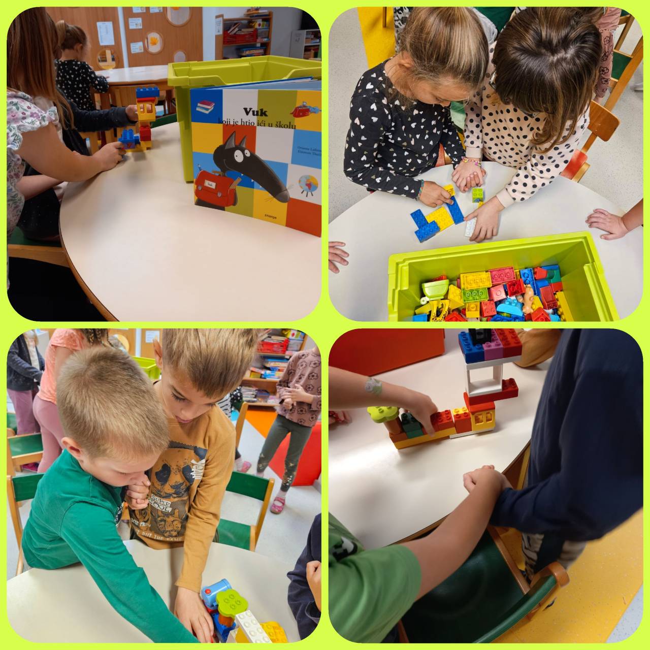 Dream school building kolaž obrađeno